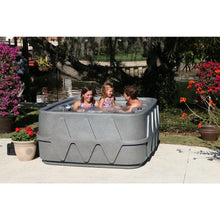 Load image into Gallery viewer, Select 400 4-Person Plug and Play Hot Tub with 20 Stainless Jets and LED Waterfall in Graystone(532)