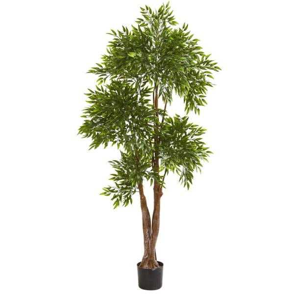 Indoor/Outdoor 69 in. Ruscus Artificial Tree UV Resistant(2230RR)