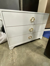 Load image into Gallery viewer, White Lorna 3 - Drawer Nightstand AS IS