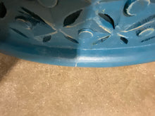 Load image into Gallery viewer, Lorraine Solid Wood Drum Coffee Table Blue