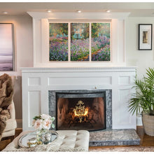 Load image into Gallery viewer, A Premium 'Irises in Garden' by Claude Monet Painting Multi-Piece Image on Canvas #67HW