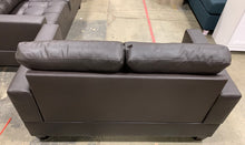 Load image into Gallery viewer, Cheyne 2 Piece Faux Leather Living Room Set Espresso Brown *AS IS* 1001CDR