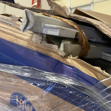 Load image into Gallery viewer, Suncast Carlisle 7ft x 10ft Plastic Storage Shed Vanilla AS IS 3472RR