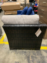 Load image into Gallery viewer, Kathy Ireland Homes & Gardens River Brook Patio Sectional with Cushions #AD327-OB