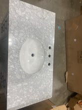 Load image into Gallery viewer, Darry 42" Single Bathroom Vanity Set Light Gray #1889HW - Out Of Box