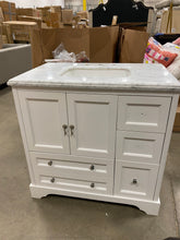 Load image into Gallery viewer, Colter 36" Single Bathroom Vanity White AS IS