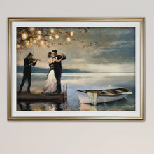 Load image into Gallery viewer, &#39;Twilight Romance&#39; Framed Print AS IS 31”x43”(2053RR)
