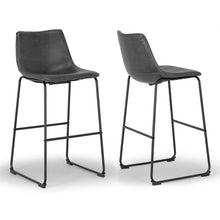 Load image into Gallery viewer, Myrick Bar Stool Set of 2 Gray AS IS(1475)
