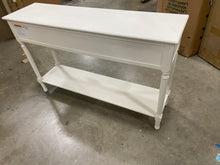 Load image into Gallery viewer, Landers 3 Drawer Console Table Distressed White
