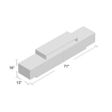 Load image into Gallery viewer, Pritts Entertainment Center for TVs up to 78" Cordoba AS IS(1628RR)