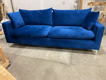 Load image into Gallery viewer, Vera Velvet Sofa Navy