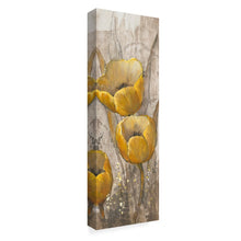 Load image into Gallery viewer, &#39;Ochre Tulips I&#39; Acrylic Painting Print on Wrapped Canvas 245 DC
