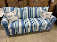 Load image into Gallery viewer, Corette Rolled Arms Sleeper Westpod Blue AS IS