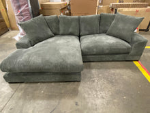 Load image into Gallery viewer, 106" Wide Reversible Sofa & Chaise Charcoal