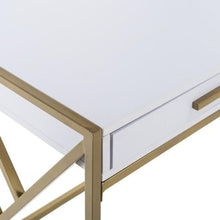 Load image into Gallery viewer, Safavieh Elaine Modern/Contemporary White Writing Desk - *AS IS* - #274CE