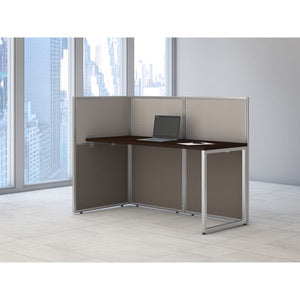 Bush Business Furniture Easy Office 60W Straight Desk ONLY Mocha Cherry AS IS (921)