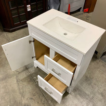 Load image into Gallery viewer, Syble 30” White Single Bathroom Vanity Set