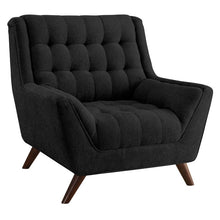 Load image into Gallery viewer, David Armchair Black Chenille