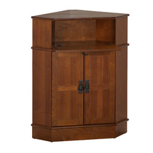 Load image into Gallery viewer, Gulley 2 Door Corner Accent Cabinet Oak(2822RR)