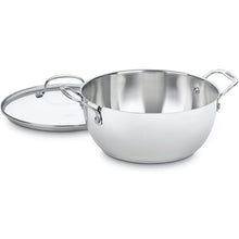 Load image into Gallery viewer, Cuisinart 5.5 qt. Stainless Steel Soup Pot with Lid #101HW