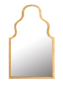 Agrabah 23.5-in L x 14.5-in W Irregular Framed Wall Mirror Gold 3124RR