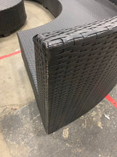 Load image into Gallery viewer, *AS IS* Camak 8 Piece rattan Sectional (Missing cushions and 2 drink holder inserts!)