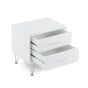 Load image into Gallery viewer, Wolfe 2 Drawer Nightstand White (Set of 2) #105HW