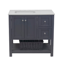 Load image into Gallery viewer, Binne Open Cabinet 36" Single Bathroom Vanity Set