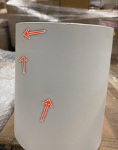 Load image into Gallery viewer, White Bartlow 3-Piece Metal Pot Planter *AS IS #827HW