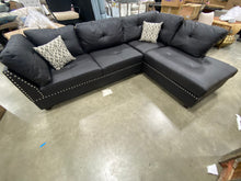 Load image into Gallery viewer, Milani 104" Right Hand Facing Sectional with Ottoman Espresso Brown