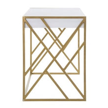 Load image into Gallery viewer, Safavieh Elaine Modern/Contemporary White Writing Desk - *AS IS* - #274CE