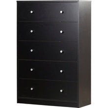 Load image into Gallery viewer, Guilford 5 Drawer Chest Black - 292CE
