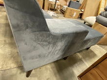 Load image into Gallery viewer, Chi 57.87" Wide Velvet Sofa & Chaise Gray Velvet