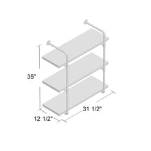 Load image into Gallery viewer, Kennard 3 Tier Wall Shelf(478)
