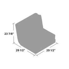 Load image into Gallery viewer, Broaddus 29.5" Convertible Chair Blue 660CE