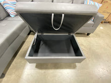 Load image into Gallery viewer, Wilhelmine 103" Sectional with Ottoman Dark Gray