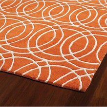 Load image into Gallery viewer, Revolution Orange 9’6” x 13’ Area Rug (1760)