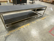 Load image into Gallery viewer, 72 Inch Cabinet base for Columbia Cabinets in Satin Nickel