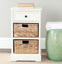 Load image into Gallery viewer, Carrie Distressed Cream Side Table #518HW