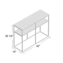 Load image into Gallery viewer, Forteau 42" Console Table Natural/Black(1604RR)