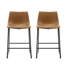 Load image into Gallery viewer, Mary Kate Counter Stool Set of 2 Whiskey 2876RR