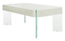 Load image into Gallery viewer, Katelyn Rectangular Contemporary Glass Leg Coffee Table #469HW