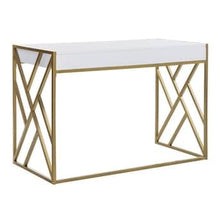 Load image into Gallery viewer, Safavieh Elaine Modern/Contemporary White Writing Desk - *AS IS* - #274CE