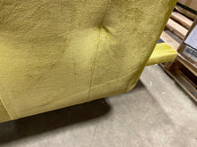 Load image into Gallery viewer, Cricklade Velvet 72" Round Arms Sleeper Sofa Yellow AS IS