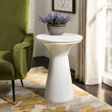 Load image into Gallery viewer, Mila White End Table 3067RR
