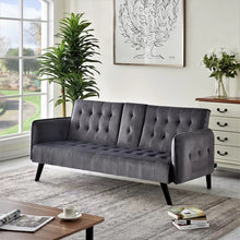 Load image into Gallery viewer, Palmer Velvet 72" W Square Arm Sofa