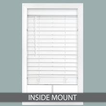 Load image into Gallery viewer, Faux Wood Room Darkening White Horizontal Blind 34”x64” #38HW
