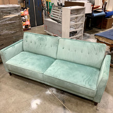 Load image into Gallery viewer, Imani Velvet 81.5" Square Arm Sleeper AS IS