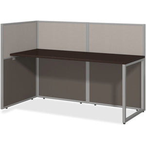Bush Business Furniture Easy Office 60W Straight Desk ONLY Mocha Cherry AS IS (921)