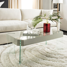 Load image into Gallery viewer, Katelyn Rectangular Contemporary Glass Leg Coffee Table #469HW